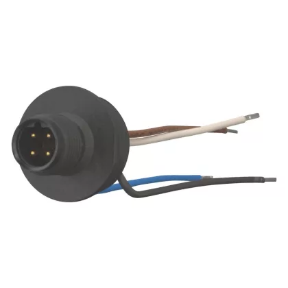 EATON 266136 M12B M12x1 csatlakozó dugó, IP66, 4 pólusú, "B"