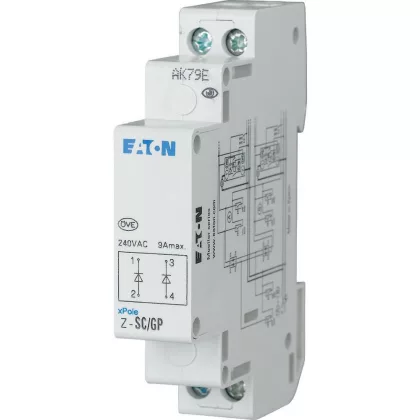   EATON 270587 Z-SC/GP Diódás-csoportblokk (imp.kapcs.-hoz), 9A, 240V AC