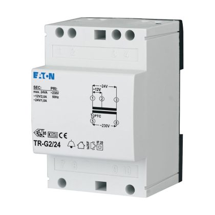 EATON 272484 TR-G2/24 csengő transzformátor, 230V/12V_24V AC, 24VA