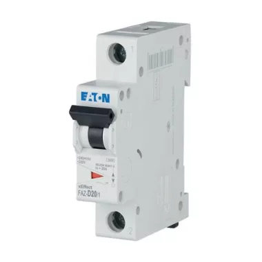 EATON 278585 FAZ-D20/1 Kismegszakító, 15kA 1-pól. EATON 278585 FAZ-D20/1 Kismegszakító, 15kA 1-pól.