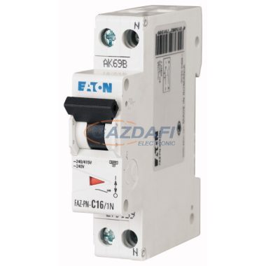 EATON 278658 FAZ-C0,75/1N Kismegszakító, 15kA 1-pól.+null