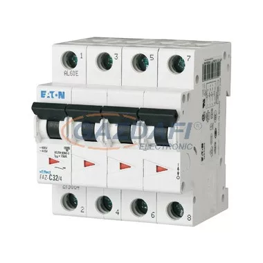 EATON 279084 FAZ-D16/4 Kismegszakító, 15kA 4-pól.