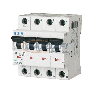 EATON 279098 FAZ-K13/4 Kismegszakító, 15kA 4-pól.
