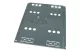 EATON 284031 XMN241606MV xE XF NZM2 4pol. szerelőlap M=400 SZ=600