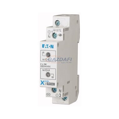 EATON 284925 Z-DLD/2/230 jelzőlámpa kétlámpás piros + zöld, 110-240V AC/DC