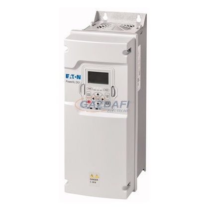 EATON 9702-2004-00P DG1-34016FB-C21C Frekvenciaváltó 3~400V 16A, 7,5kW EMC Fék IP21