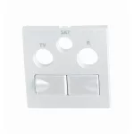 efapel 90773 TGE 21546 multimédia aljzat fedlap, jég