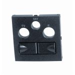 efapel 90773 TIS 21546 multimédia aljzat fedlap, szürke