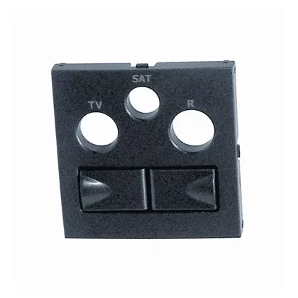 efapel 90773 TIS 21546 multimédia aljzat fedlap, szürke