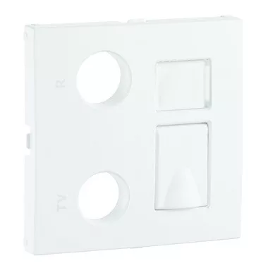 efapel 90774 TBR 21535, 21534 multimédia aljzat fedlap, fehér