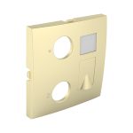   efapel 90774 TDU 21535, 21534 multimédia aljzat fedlap, arany