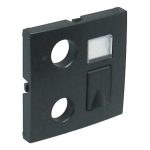   efapel 90774 TIS 21535, 21534 multimédia aljzat fedlap, szürke