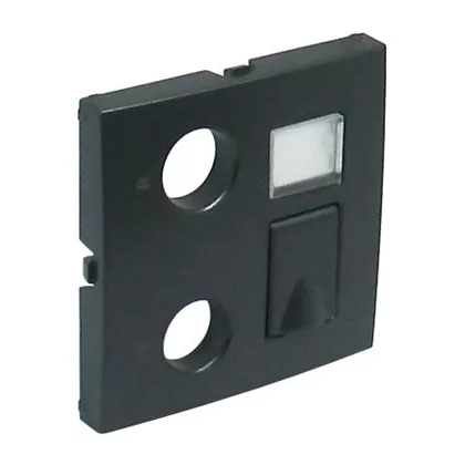   efapel 90774 TIS 21535, 21534 multimédia aljzat fedlap, szürke