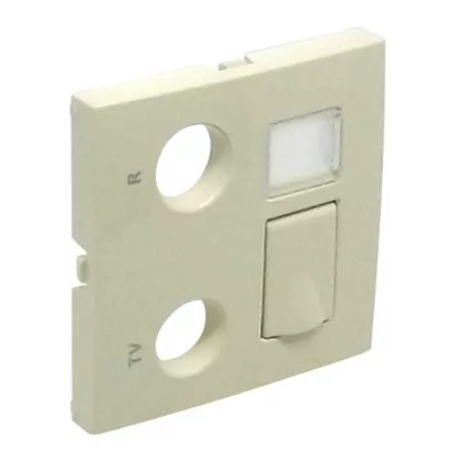   efapel 90774 TMF 21535, 21534 multimédia aljzat fedlap, elefántcsont