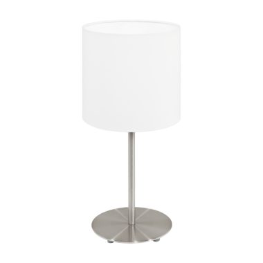 EGLO 31594 Text. asztali E27 60W fehér Pasteri