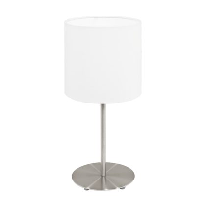 EGLO 31594 Text. asztali E27 60W fehér Pasteri