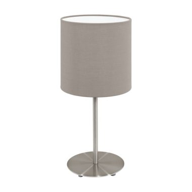 EGLO 31595 Text. asztali E27 60W barna Pasteri