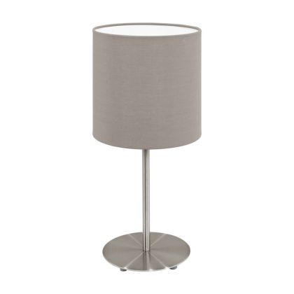 EGLO 31595 Text. asztali E27 60W barna Pasteri