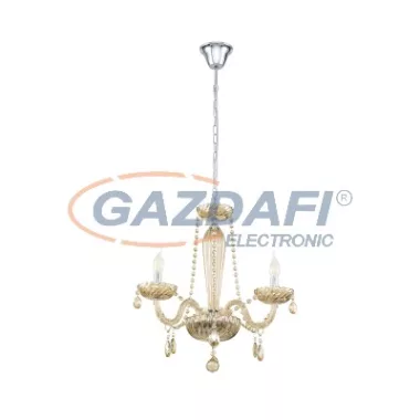 EGLO 39091 Üvegcsillár E14 3x40W kony BASILANO