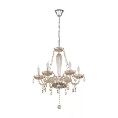 EGLO 39092 Üvegcsillár E14 6x40W kony BASILANO