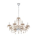 EGLO 39093 Üvegcsillár E14 8x40W kony BASILANO