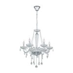 EGLO 39099 Üvegcsillár E14 6x40W átl BASILANO1