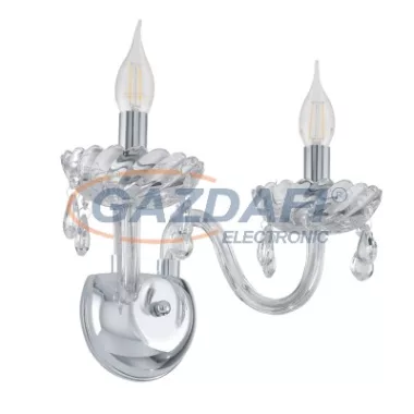 EGLO 39111 Üvegfalikar E14 2x40W átlát PAULARO