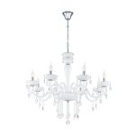 EGLO 39114 Üvegcsillár E14 8x40W matt CARPENTO