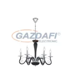 EGLO 39126 Üvegcsillár E14 6x40W fekete MEDUNO