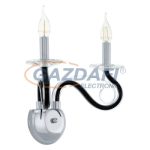 EGLO 39128 Üvegfalikar E14 2x40W fekete MEDUNO