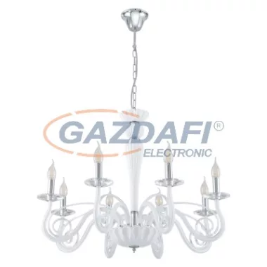 EGLO 39131 Üvegcsillár E14 8x40W fehér MEDUNO1