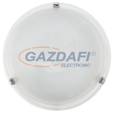 EGLO 7186 mennyezeti E27 1x60W 30cm króm alabásrom üveg Salome