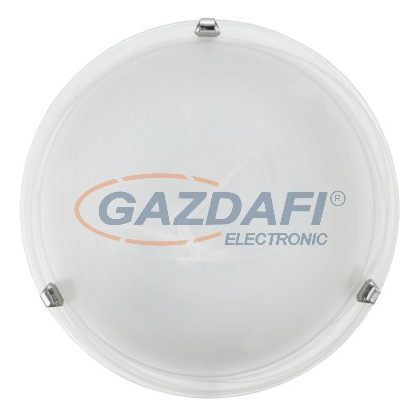   EGLO 7186 mennyezeti E27 1x60W 30cm króm alabásrom üveg Salome