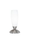 EGLO 82305 Asztali 1*40W E14 m.nikkel/fehér Slim