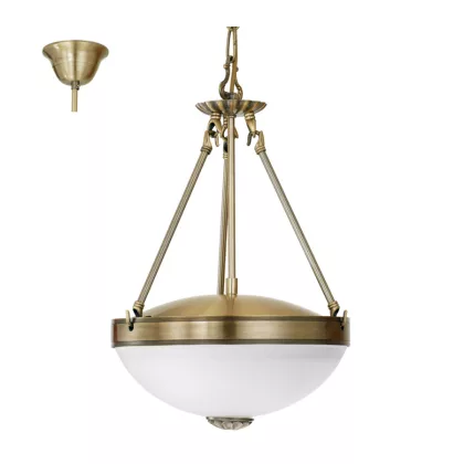 EGLO 82747 Függ. 2*60W bronz Savoy 13151