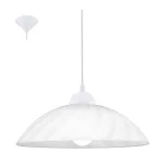 EGLO 82785 Függeszték E27 60W fehér csíkos Vetro