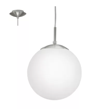 EGLO 85261 Függ. E27 1*60W 20cm matt nikkel Rondo