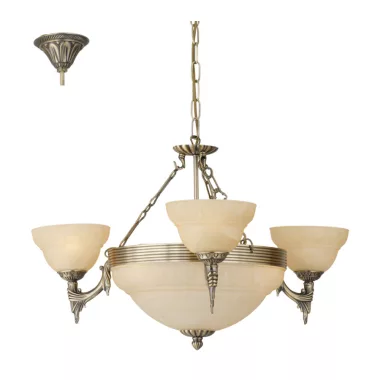 EGLO 85857 Csillár E14 6*60W bronz/pezsgő Marbella