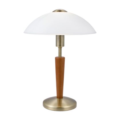 EGLO 87256 Aszt.E14 1*60W bronz/dió érint.Solo 1