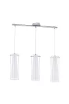 EGLO 89833 Függeszték E27 3x60W króm/fehér Pinto