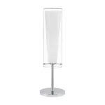 EGLO 89835 Asztali lámpa E27 1x60Wkróm/fehér Pinto