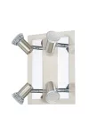 EGLO 90916 mennyezeti GU10 LED 4x5W m.nikkel/króm Rottelo
