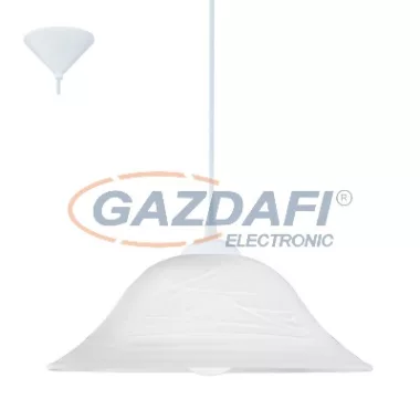 EGLO 90978 Függ. 1x60W E27 átm:35cm fehér Albany