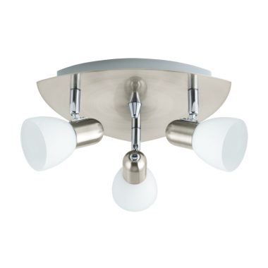 EGLO 90986 Kerek 3*40W E14 matt nikkel Enea 13988