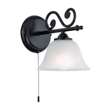 EGLO 91006 Fali 1*40W E14 kapcs. fekete Murcia