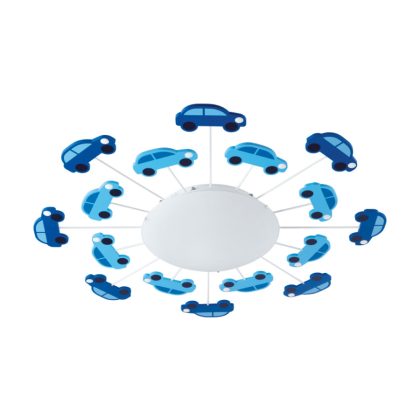 EGLO 92146 Fali/ mennyezeti E27 1x60W kék autó Viki1