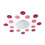 EGLO 92147 Fali/ mennyezeti E27 1x60Wrózsasz.virágViki1