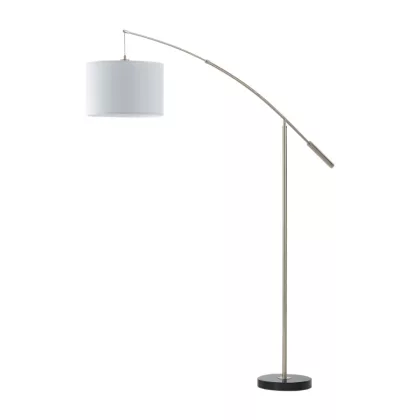 EGLO 92206 Állólámpa E27 1x60W m nikkel/fehér Nadina