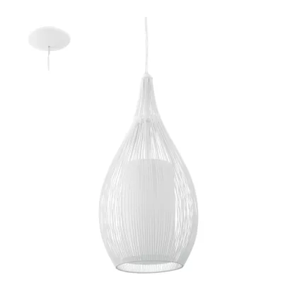 EGLO 92251 Függeszték E27 1x60W fehér Razoni