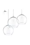 EGLO 92762 Függ E27 3x60W kr/üv 50,5cm Bolsano